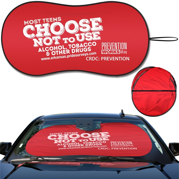 single loop fabric sunshade , EconoShade... from ASI 37586 Auto-Sun-shade/Intertek