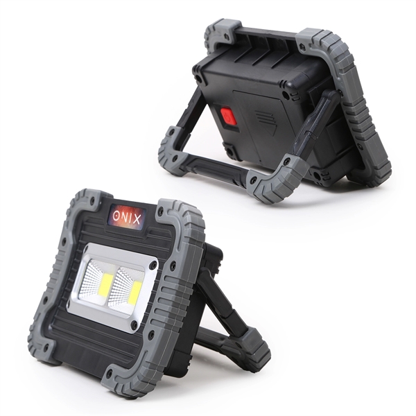 Work Light is equipped with a 180-degree adjustable stand & has... from ASI 61966 HPG / Beacon Promotions