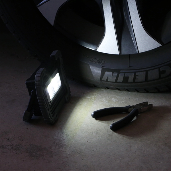 Work Light is equipped with a 180-degree adjustable stand & has... from ASI 61966 HPG / Beacon Promotions