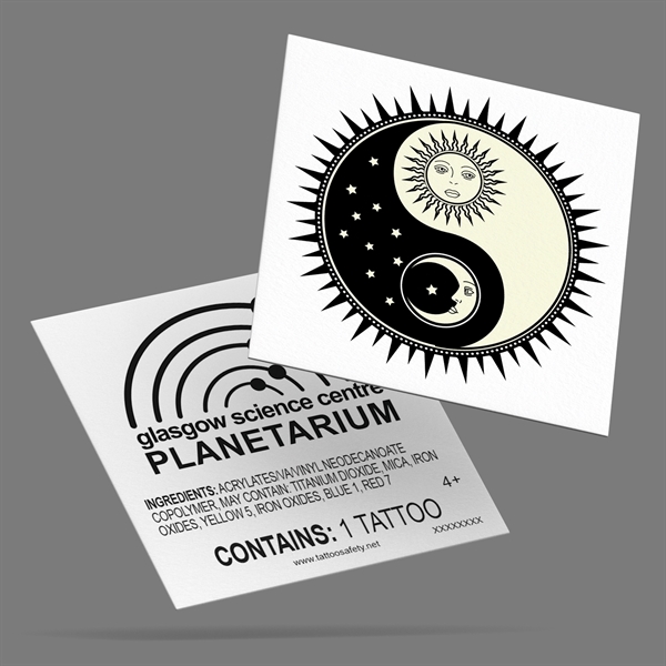 Glow-in-the-dark tattoos showcase detailed designs and are great for festivals &... from ASI 43530 California Tattoos