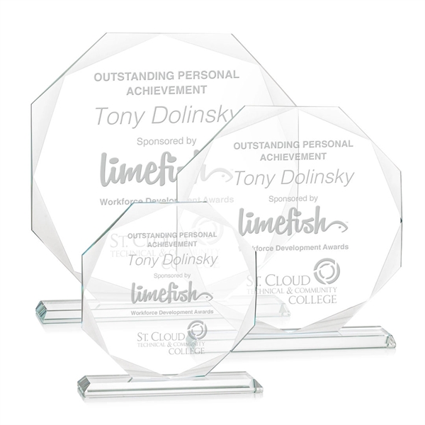 This beautiful octagonal award features delightful bevels around each side, emphasizing... from ASI 84592 St Regis Group / St Regis