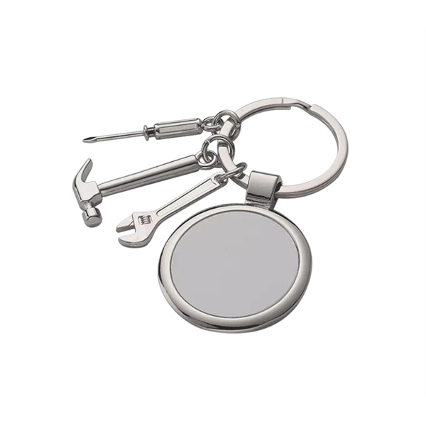 3-in-1 metal tool keychain with heat transfer imprint and standard delivery... from ASI 37218 Athena Promo (tm)