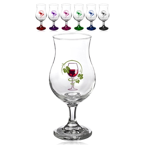 15 oz. hurricane glass with customization.... from ASI 39552 BEL Promo