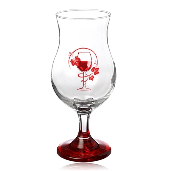 15 oz. hurricane glass with customization.... from ASI 39552 BEL Promo