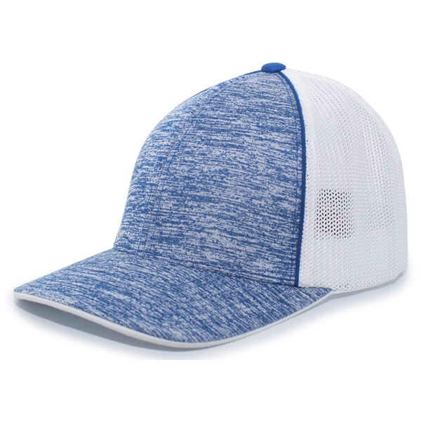 Aggressive Heather Trucker Cap.... from ASI 37461 Augusta Sportswear / Pacific Headwear