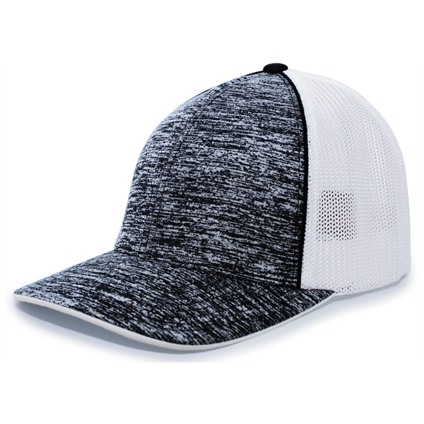 Aggressive Heather Trucker Cap.... from ASI 37461 Augusta Sportswear / Pacific Headwear