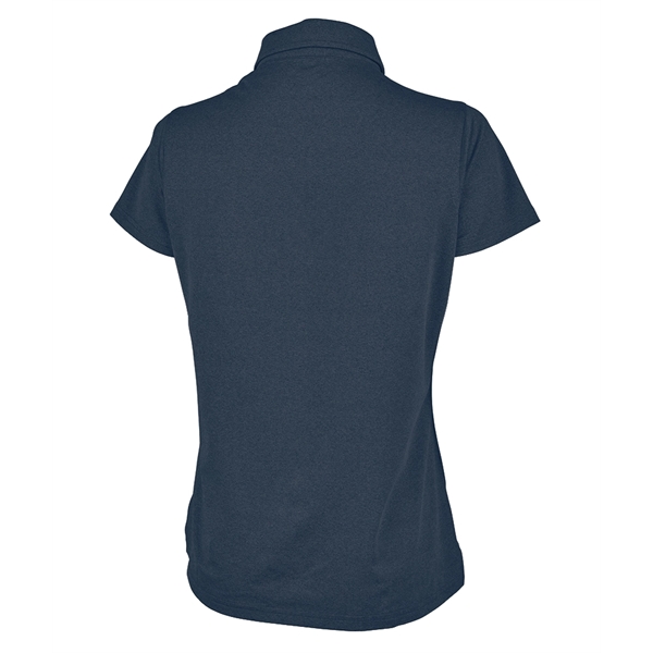 Made with Repreve® recycled polyester, the Women's Heather Eco-Logic Stretch Polo... from ASI 44620 Charles River Apparel