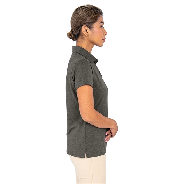 Made with Repreve® recycled polyester, the Women's Heather Eco-Logic Stretch Polo... from ASI 44620 Charles River Apparel