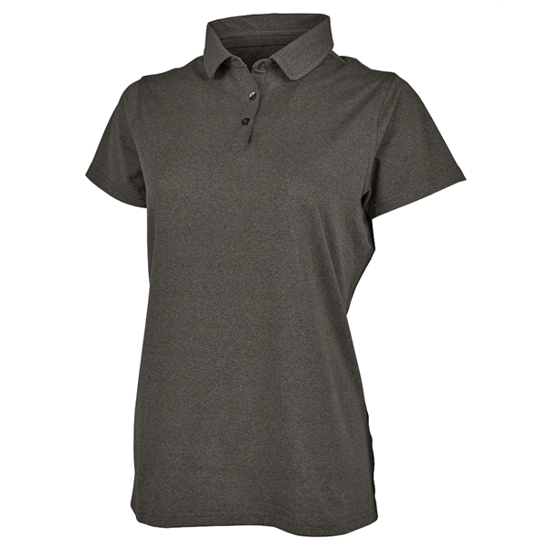 Made with Repreve® recycled polyester, the Women's Heather Eco-Logic Stretch Polo... from ASI 44620 Charles River Apparel
