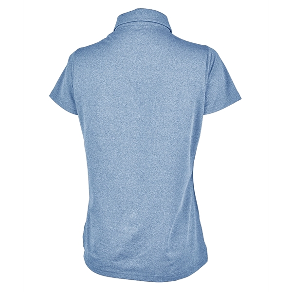 Made with Repreve® recycled polyester, the Women's Heather Eco-Logic Stretch Polo... from ASI 44620 Charles River Apparel