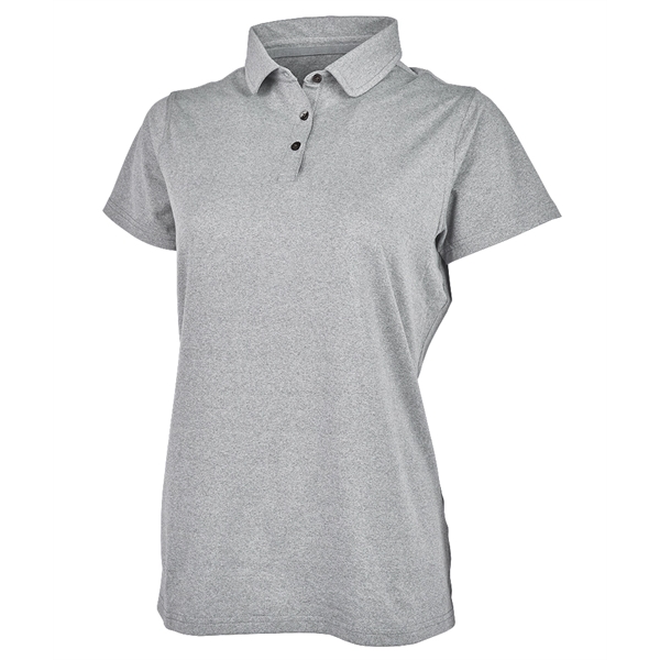 Made with Repreve® recycled polyester, the Women's Heather Eco-Logic Stretch Polo... from ASI 44620 Charles River Apparel