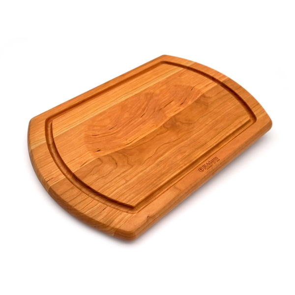 A Cherry, double-sided carving board with juice groove on both sides,routed... from ASI 63017 J K Adams