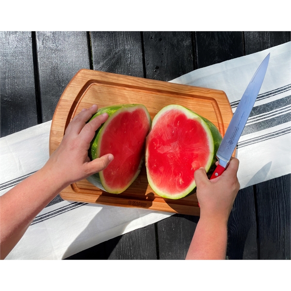 A Cherry, double-sided carving board with juice groove on both sides,routed... from ASI 63017 J K Adams