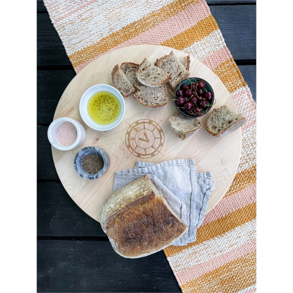 18" round maple lazy susan... from ASI 63017 J K Adams