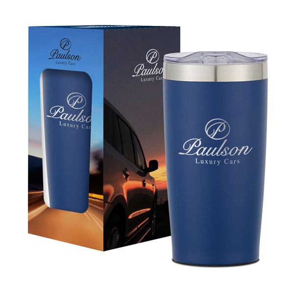 20 oz. BPA free two-tone tumbler with custom gift box, stainless... from ASI 61125 Hit Promotional Products / Hit®