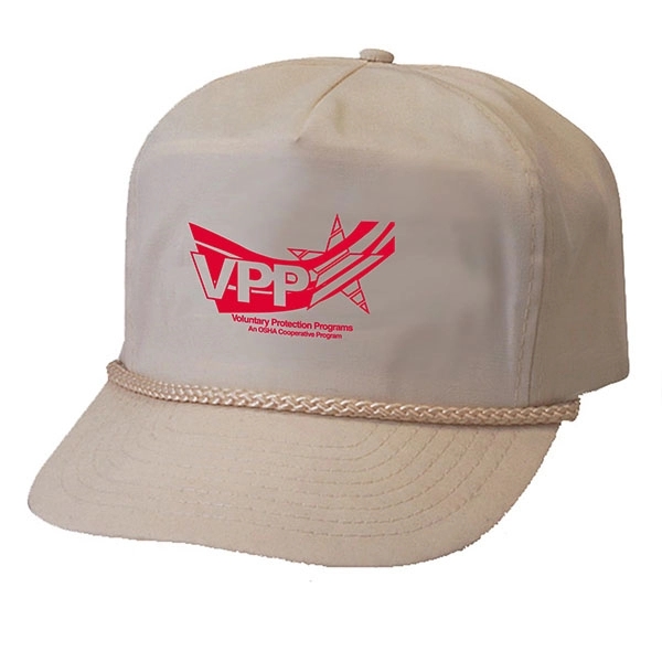 100% cotton twill five paneled Poplin golf cap in assorted colors.... from ASI 39820 Opusline (Benmex) / Opus Line