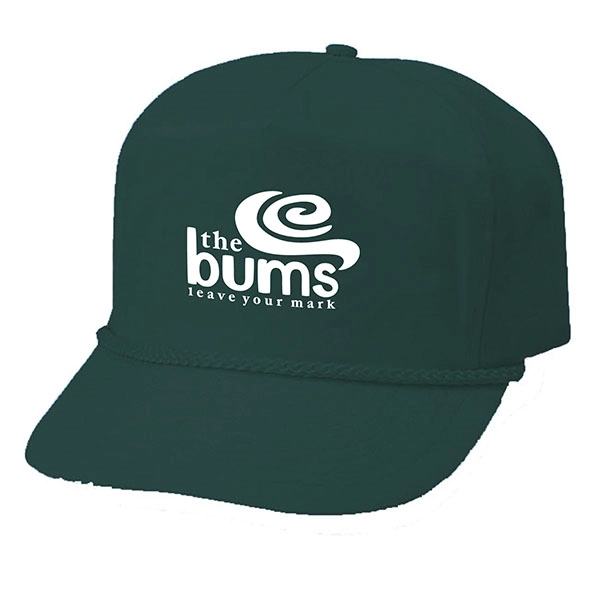 100% cotton twill five paneled Poplin golf cap in assorted colors.... from ASI 39820 Opusline (Benmex) / Opus Line