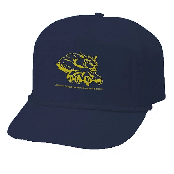 100% cotton twill five paneled Poplin golf cap in assorted colors.... from ASI 39820 Opusline (Benmex) / Opus Line