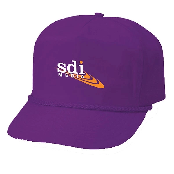 100% cotton twill five paneled Poplin golf cap in assorted colors.... from ASI 39820 Opusline (Benmex) / Opus Line