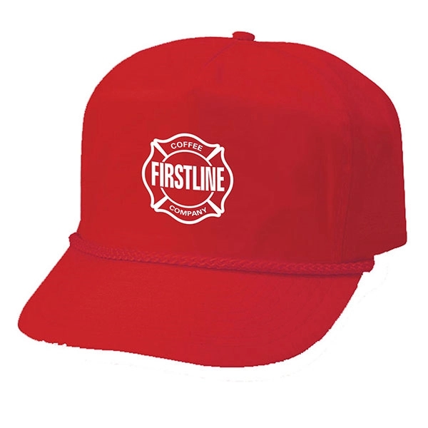 100% cotton twill five paneled Poplin golf cap in assorted colors.... from ASI 39820 Opusline (Benmex) / Opus Line