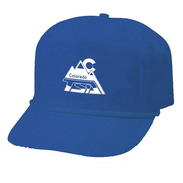 100% cotton twill five paneled Poplin golf cap in assorted colors.... from ASI 39820 Opusline (Benmex) / Opus Line