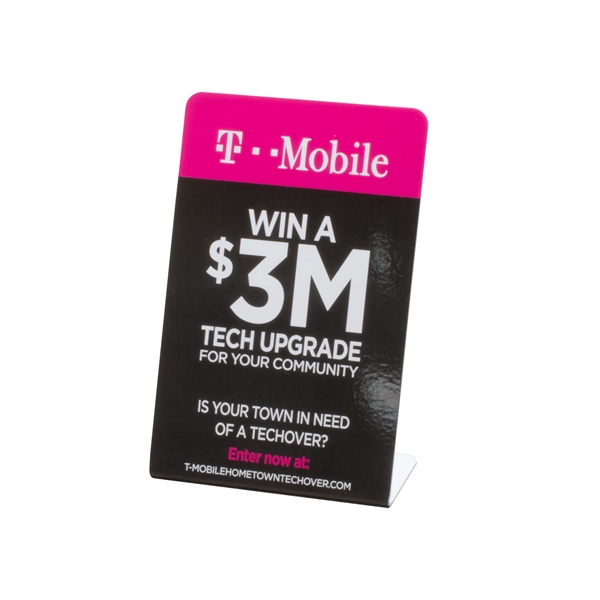 3.5"W x 5.5"H full color plastic counter display sign.... from ASI 90807 Tekweld