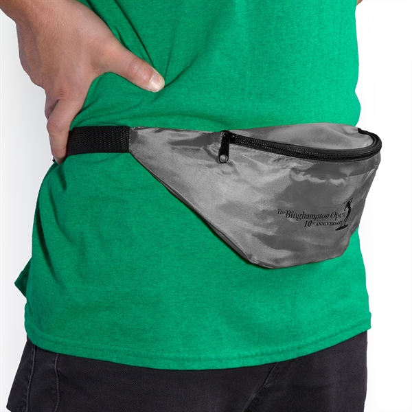 14" x 5" Sidekick 100% polyester zippered fanny pack with adjustable... from ASI 62088 IDProductsource