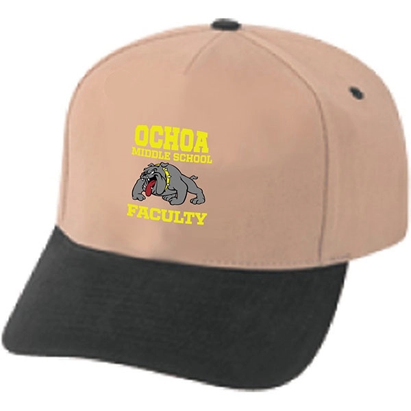 100% cotton twill five paneled adjustable cap in assorted colors.... from ASI 39820 Opusline (Benmex) / Opus Line