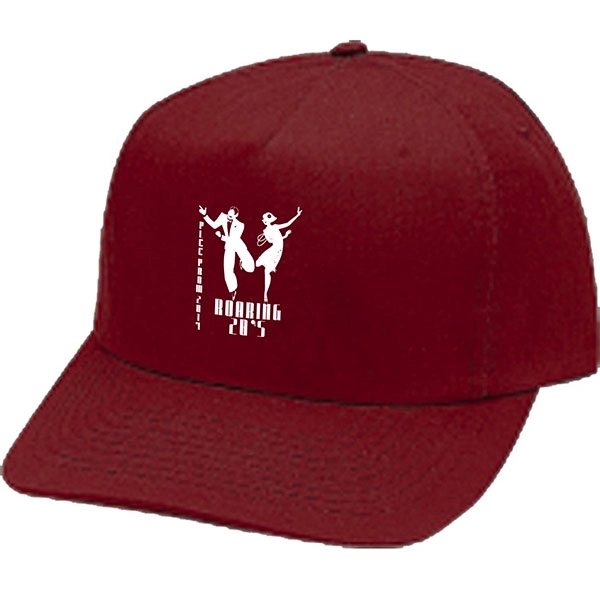 100% cotton twill five paneled adjustable cap in assorted colors.... from ASI 39820 Opusline (Benmex) / Opus Line