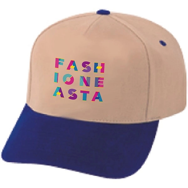 100% cotton twill five paneled adjustable cap in assorted colors.... from ASI 39820 Opusline (Benmex) / Opus Line
