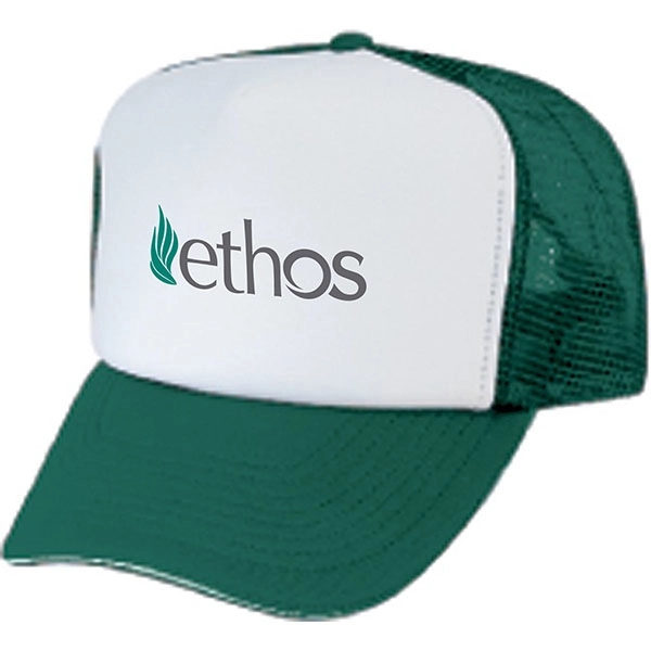 100% polyester foam cap with mesh back and plastic adjustable snap.... from ASI 39820 Opusline (Benmex) / Opus Line