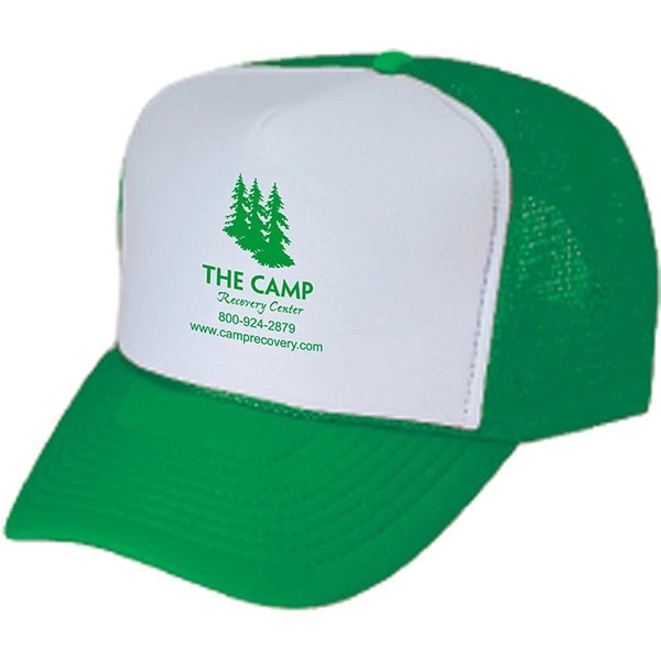 100% polyester foam cap with mesh back and plastic adjustable snap.... from ASI 39820 Opusline (Benmex) / Opus Line