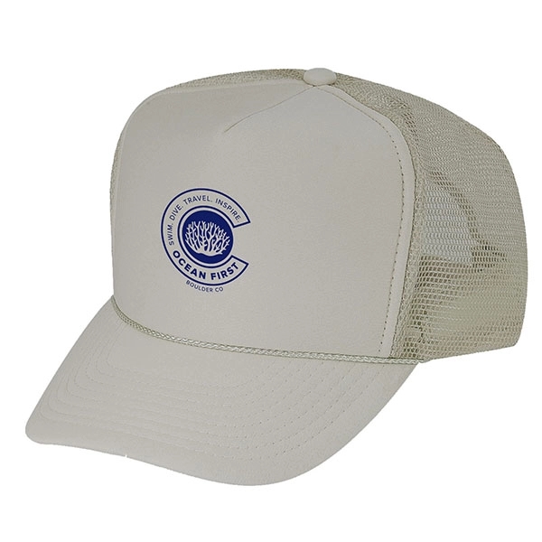 100% polyester foam and mesh back ball cap with adjustable plastic... from ASI 39820 Opusline (Benmex) / Opus Line