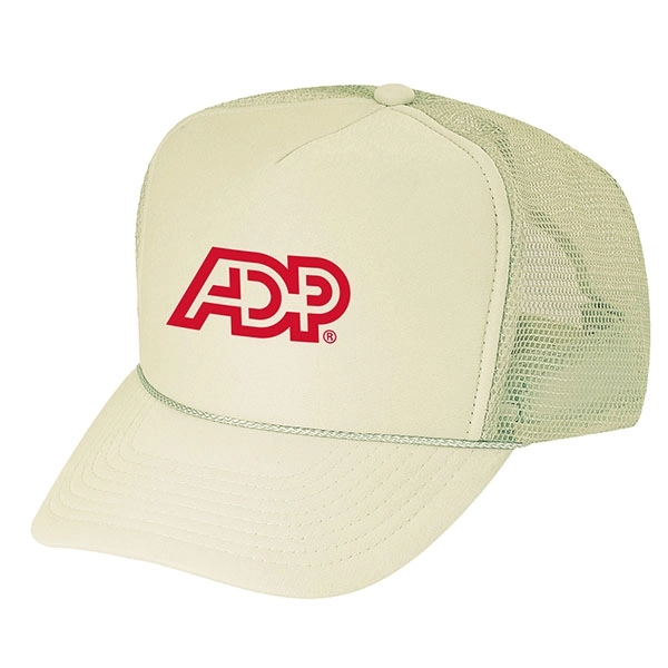100% polyester foam and mesh back ball cap with adjustable plastic... from ASI 39820 Opusline (Benmex) / Opus Line