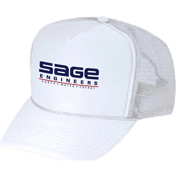 100% polyester foam and mesh back ball cap with adjustable plastic... from ASI 39820 Opusline (Benmex) / Opus Line