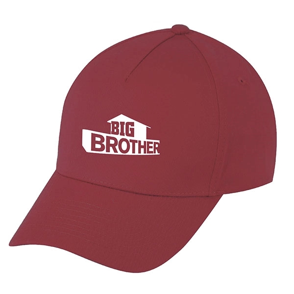 100% cotton twill five panel ball cap with low crown construction,... from ASI 39820 Opusline (Benmex) / Opus Line