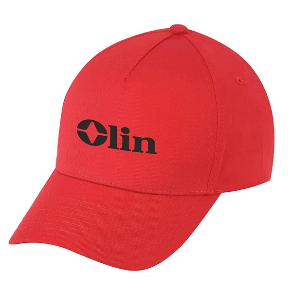 100% cotton twill five panel ball cap with low crown construction,... from ASI 39820 Opusline (Benmex) / Opus Line