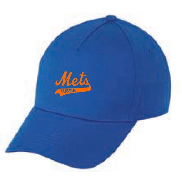 100% cotton twill five panel ball cap with low crown construction,... from ASI 39820 Opusline (Benmex) / Opus Line