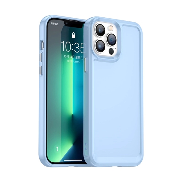 Colorful TPU + acrylic mobile phone case plus 1 color silkscreen... from ASI 37218 Athena Promo (tm)