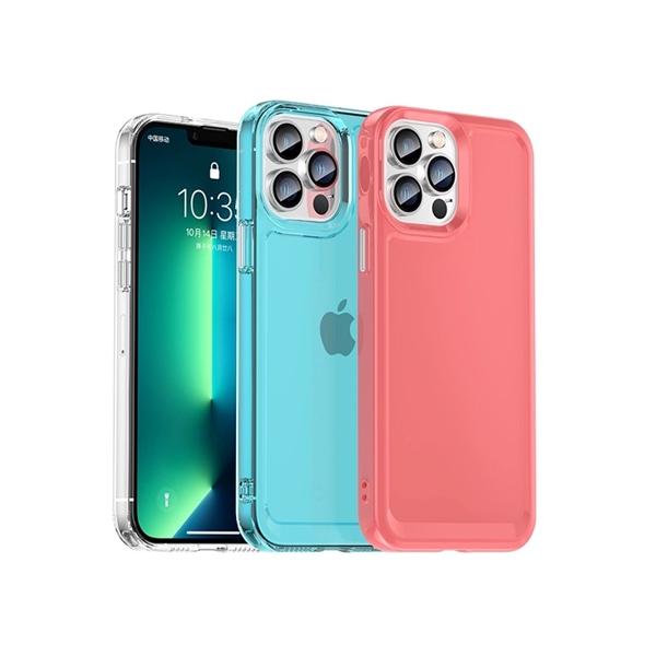 Colorful TPU + acrylic mobile phone case plus 1 color silkscreen... from ASI 37218 Athena Promo (tm)