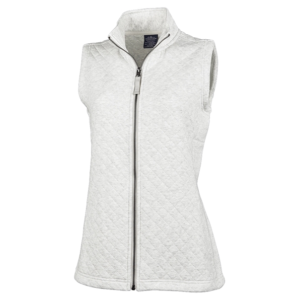 Made from quilted sweatshirt fleece, our Women's Franconia Quilted Vest provides... from ASI 44620 Charles River Apparel
