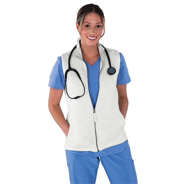 Made from quilted sweatshirt fleece, our Women's Franconia Quilted Vest provides... from ASI 44620 Charles River Apparel