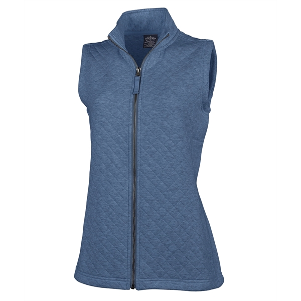 Made from quilted sweatshirt fleece, our Women's Franconia Quilted Vest provides... from ASI 44620 Charles River Apparel
