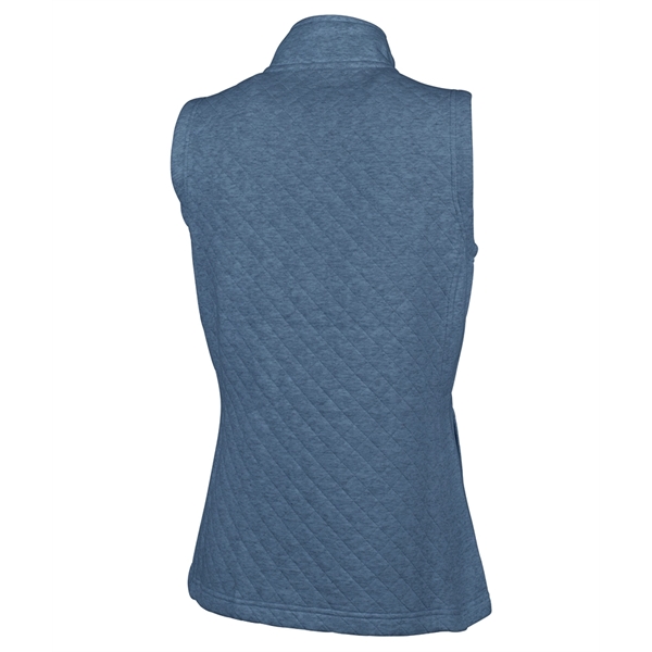 Made from quilted sweatshirt fleece, our Women's Franconia Quilted Vest provides... from ASI 44620 Charles River Apparel