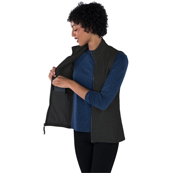 Made from quilted sweatshirt fleece, our Women's Franconia Quilted Vest provides... from ASI 44620 Charles River Apparel
