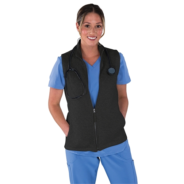 Made from quilted sweatshirt fleece, our Women's Franconia Quilted Vest provides... from ASI 44620 Charles River Apparel