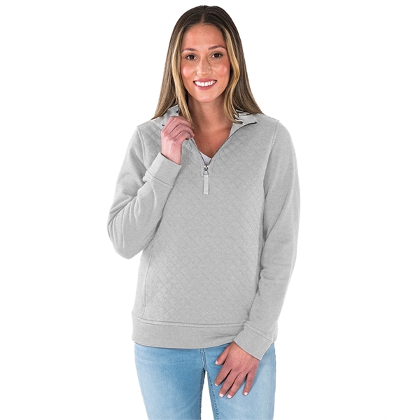 Our Women's Franconia Pullover has modern, stylish quilting and comes in... from ASI 44620 Charles River Apparel