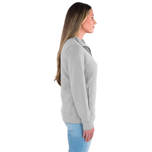 Our Women's Franconia Pullover has modern, stylish quilting and comes in... from ASI 44620 Charles River Apparel