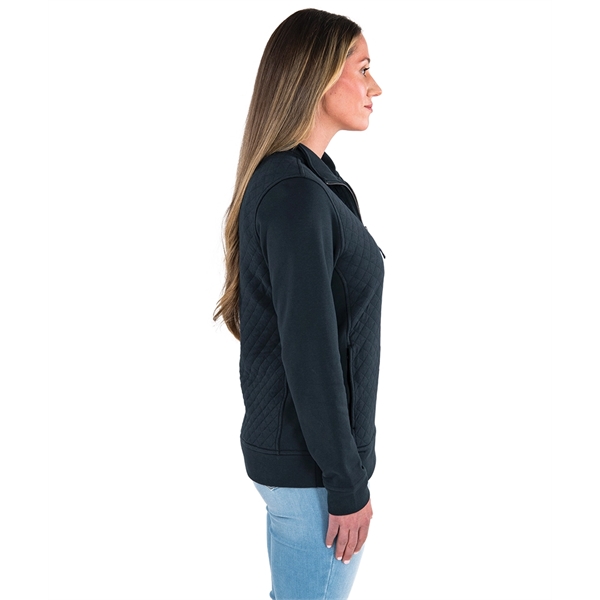 Our Women's Franconia Pullover has modern, stylish quilting and comes in... from ASI 44620 Charles River Apparel