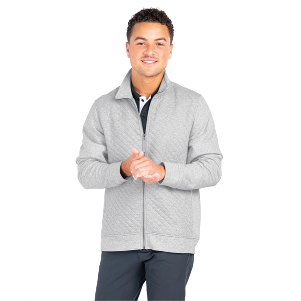 Our Men's Franconia Pullover has modern, stylish quilting and comes in... from ASI 44620 Charles River Apparel